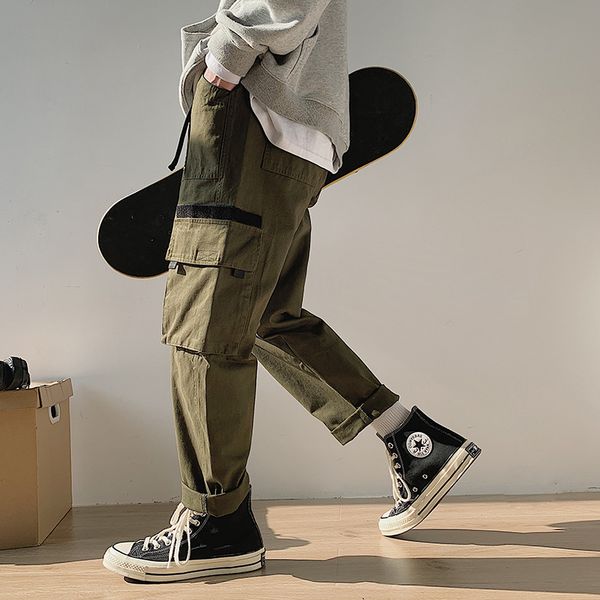 luoye luo ye 2019 autumn new style men loose-fit workwear straight-cut casual cloth pants b255, White;black
luoye luo ye 2019 autumn new style men loose-fit workwear straight-cut casual cloth pants b255, White;black