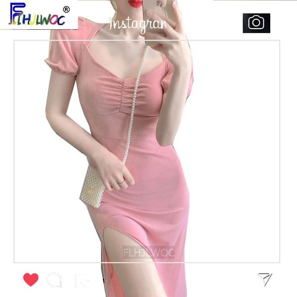 slim fitted pencil dresses women flhjlwoc korea japanese style design bodycon club party split pink black dress long, Black;gray
slim fitted pencil dresses women flhjlwoc korea japanese style design bodycon club party split pink black dress long, Black;gray