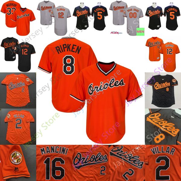 Baltimore Custom Orioles Jersey Andrew Cashner Hanser Alberto Richie Martin Jonathan Villar Trey Mancini Cal Ripken Jr Jim Palmer