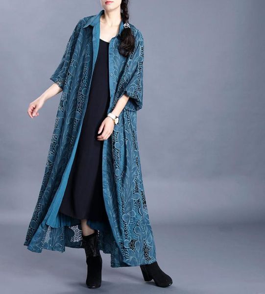 spring 2020 chinese style retro embroidery mid length coat fashion lapel hollow out floral print loose cotton linen trench coat, Tan;black
spring 2020 chinese style retro embroidery mid length coat fashion lapel hollow out floral print loose cotton linen trench coat, Tan;black