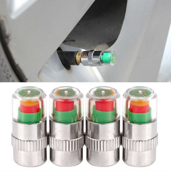 4pcs/set car tire pressure monitor valve stem cap 2.4bar sensor indicator bar air warning alert valve pressure diagnostic tools
4pcs/set car tire pressure monitor valve stem cap 2.4bar sensor indicator bar air warning alert valve pressure diagnostic tools