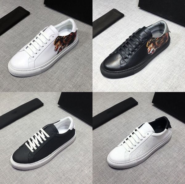 2020 men designer whie shoes real leather designer women casual shoes sports leather trainers chaussures, Black
2020 men designer whie shoes real leather designer women casual shoes sports leather trainers chaussures, Black