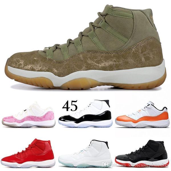 11s olive mens basketball shoes concord snakeskin orange trance cap and gown legend blue navy gum 11 trainer sport sneakers 5.5-13
11s olive mens basketball shoes concord snakeskin orange trance cap and gown legend blue navy gum 11 trainer sport sneakers 5.5-13