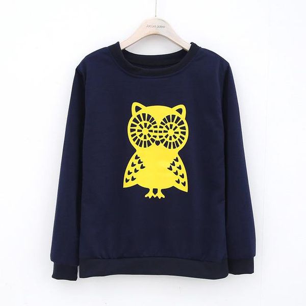 o-neck women pullovers owl print casual hoodies sweatshirt fashion new brand street clothing spring women's hoodies casual, Black
o-neck women pullovers owl print casual hoodies sweatshirt fashion new brand street clothing spring women's hoodies casual, Black