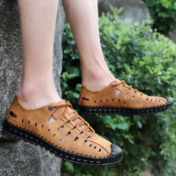 sandals men's suede leather men shoes outdoor lightweight summer fashion casual zapatos de hombre big size 48, Black
sandals men's suede leather men shoes outdoor lightweight summer fashion casual zapatos de hombre big size 48, Black