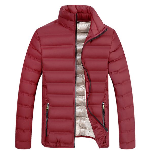 autumn & winter new style men stand collar thick solid color japanese-style popular brand down jacket cotton-padded clothes larg, Black
autumn & winter new style men stand collar thick solid color japanese-style popular brand down jacket cotton-padded clothes larg, Black