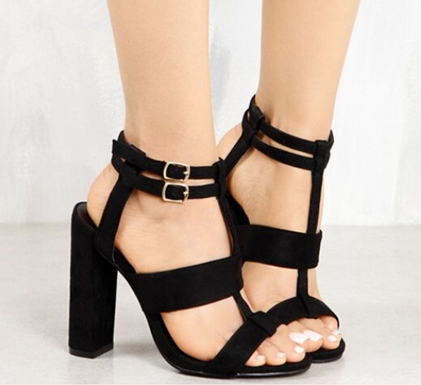 pointed toe salesnew style super high-heeled foreign trade women's shoes hollow fish mouth thick with ankle buckle, Black
pointed toe salesnew style super high-heeled foreign trade women's shoes hollow fish mouth thick with ankle buckle, Black
