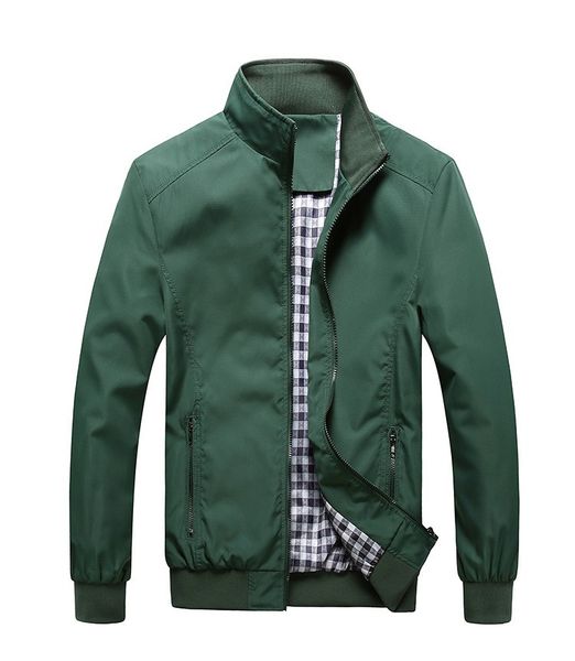 spring autumn men jacket coat singles stand collar casual business portable solid zipper outwear motorcycle male clothing, Black;brown
spring autumn men jacket coat singles stand collar casual business portable solid zipper outwear motorcycle male clothing, Black;brown