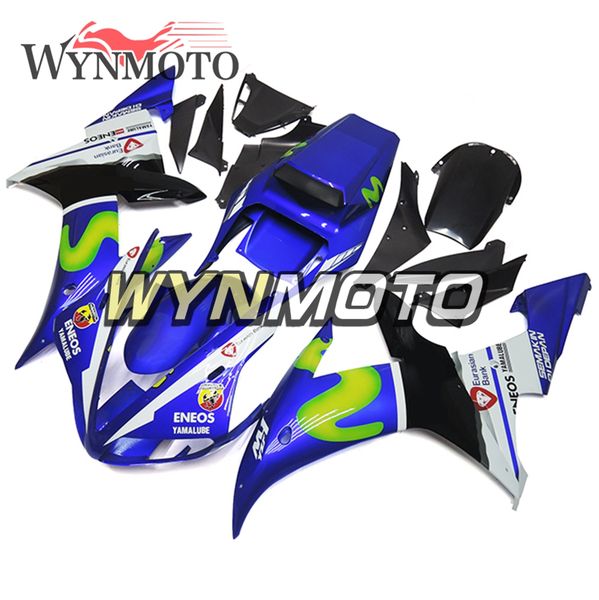 Комплект для обтекания деталей мотоцикла для Yamaha YZF1000 R1 2002 2003 Комплектная рама для велосипеда R1 02 03 Aftermarket Мотоцикл ABS Movistar Blue Hull
Комплект для обтекания деталей мотоцикла для Yamaha YZF1000 R1 2002 2003 Комплектная рама для велосипеда R1 02 03 Aftermarket Мотоцикл ABS Movistar Blue Hull