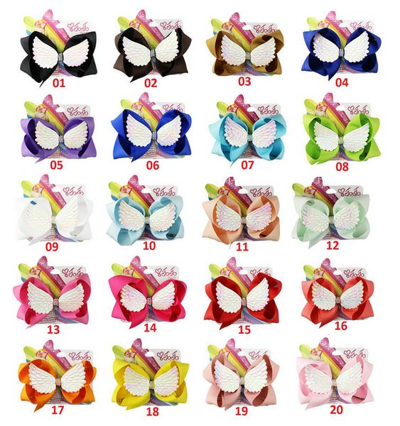 jojo bows colors angel wing big hair bow children 6 inch clips baby girl accessories with brilliant decorative cards, Slivery;white
jojo bows colors angel wing big hair bow children 6 inch clips baby girl accessories with brilliant decorative cards, Slivery;white