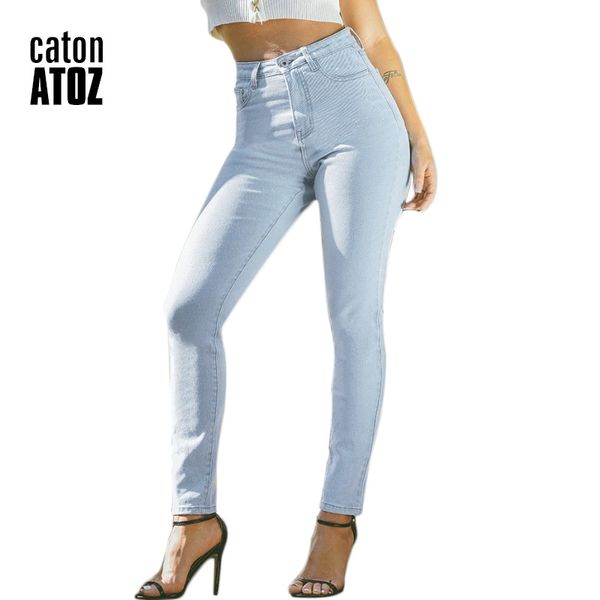 catonatoz 2182 new arrivals women high waist jeans stretch denim pants trousers solid color skinny jeans for woman, Blue
catonatoz 2182 new arrivals women high waist jeans stretch denim pants trousers solid color skinny jeans for woman, Blue