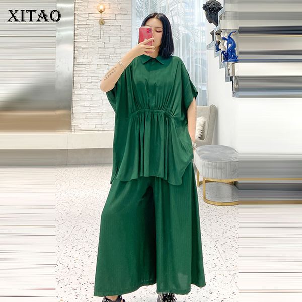 xitao two piece set women pleated irregular pullover elastic waist pocket pleated 2020 summer minority loose new dmy4865, White
xitao two piece set women pleated irregular pullover elastic waist pocket pleated 2020 summer minority loose new dmy4865, White