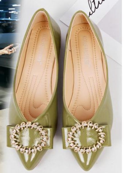 2019 women's shoes in spring and autumn with new style flat bottom pointed end water drill @83, Black 
2019 women's shoes in spring and autumn with new style flat bottom pointed end water drill @83, Black