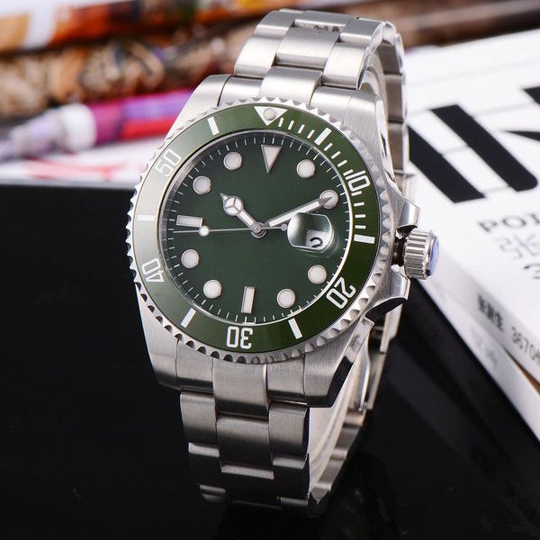 luxury ceramic bezel mens watches mechanical stainless steel automatic movement green watch sports self-wind watches 5atm waterproof wristwa, Slivery;brown
luxury ceramic bezel mens watches mechanical stainless steel automatic movement green watch sports self-wind watches 5atm waterproof wristwa, Slivery;brown