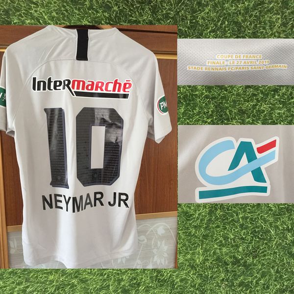 2019 Coupe De France Finale Final MBAPPE CAVANI Marquinhos DI MARIA With Match Details Can Customize Any Name Number Soccer Patch Badge