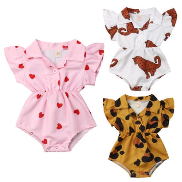 0-12m newborn clothes summer baby girl flower ruffle blouse bodysuit short sleeve shirt sunsuit casual clothes, Blue
0-12m newborn clothes summer baby girl flower ruffle blouse bodysuit short sleeve shirt sunsuit casual clothes, Blue