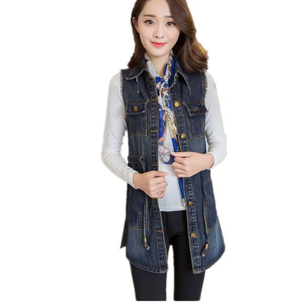 b2480 spring and autumn 2019 new women fashion casual tide sleeveless denim vest wholesale, Black;white
b2480 spring and autumn 2019 new women fashion casual tide sleeveless denim vest wholesale, Black;white