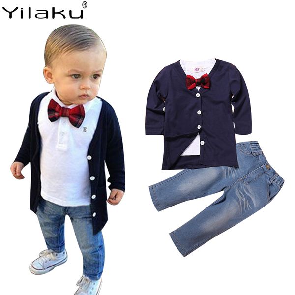 yilaku весна мальчики одежда наборы детский костюм пальто + футболка + джинсы bow tie 4 шт набор моды белый нагрудные тенниска cf643, White
yilaku весна мальчики одежда наборы детский костюм пальто + футболка + джинсы bow tie 4 шт набор моды белый нагрудные тенниска cf643, White