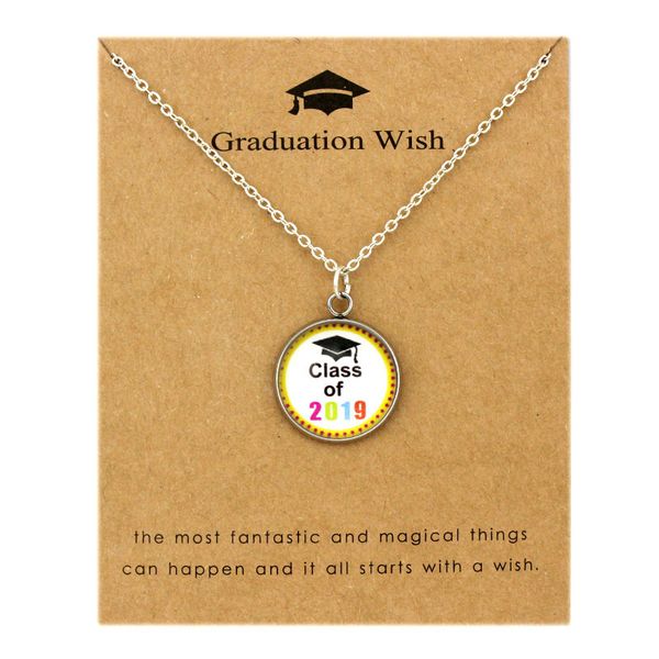 class of 2019 graduation graduate pendants necklaces square college cap diploma senior women men fashion jewelry friendship gift, Silver
class of 2019 graduation graduate pendants necklaces square college cap diploma senior women men fashion jewelry friendship gift, Silver