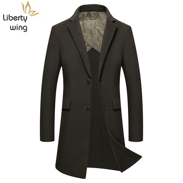 brand mens winter double sided cashmere leisure slim long jacket formal woolen coats men overcoat lapel business wool coat, Black
brand mens winter double sided cashmere leisure slim long jacket formal woolen coats men overcoat lapel business wool coat, Black