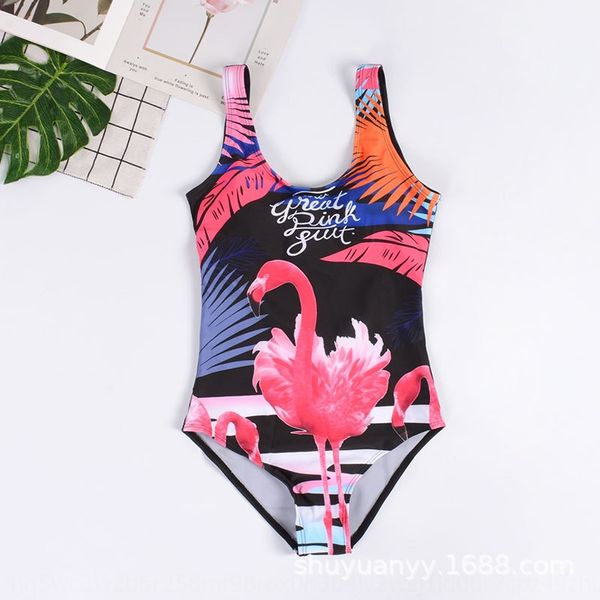 one-piece female 2020 flamingo printed swimsuit bikini cartoon swimsuit bikini, White;black
one-piece female 2020 flamingo printed swimsuit bikini cartoon swimsuit bikini, White;black