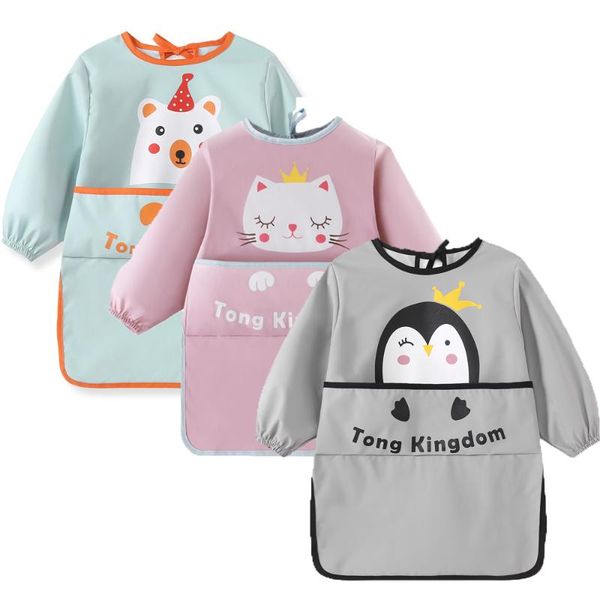 cute cartoon baby bibs with pocket waterproof infant eating children drawing long sleeve apron baby self feeding bibs clothes
cute cartoon baby bibs with pocket waterproof infant eating children drawing long sleeve apron baby self feeding bibs clothes