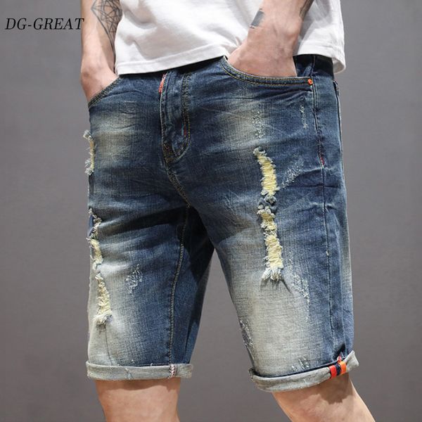 2019 summer thin short jeans men skinny denim shorts fashion streetwear casual beach zipper straight pants men clothes, Blue
2019 summer thin short jeans men skinny denim shorts fashion streetwear casual beach zipper straight pants men clothes, Blue