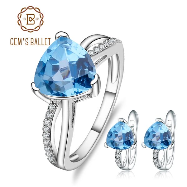 gem's ballet natural swiss blue z gemstone vintage jewelry set 925 sterling silver earrings ring set for women jewelry, Black
gem's ballet natural swiss blue z gemstone vintage jewelry set 925 sterling silver earrings ring set for women jewelry, Black