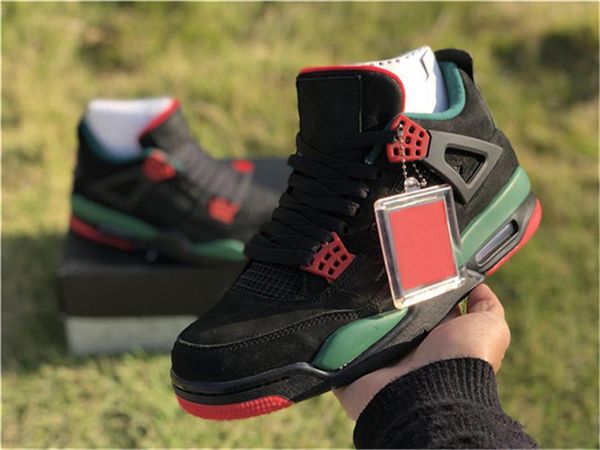 2019 release 4 iv nrg black pizzeria for men basketball shoes black red green suede aq3816-163 authentic shoes sneakers with box 
2019 release 4 iv nrg black pizzeria for men basketball shoes black red green suede aq3816-163 authentic shoes sneakers with box