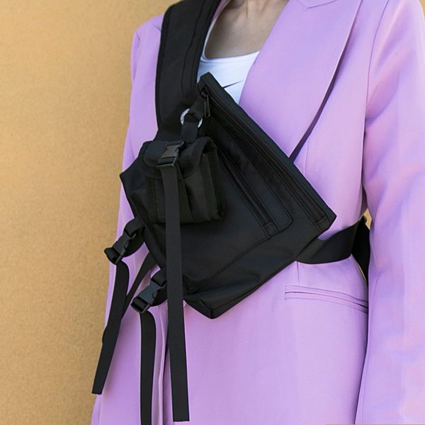 men crossbody chest bags waterproof nylon chest pack multifunction hip hop style woman black messengers shoulder bag streetwear
men crossbody chest bags waterproof nylon chest pack multifunction hip hop style woman black messengers shoulder bag streetwear