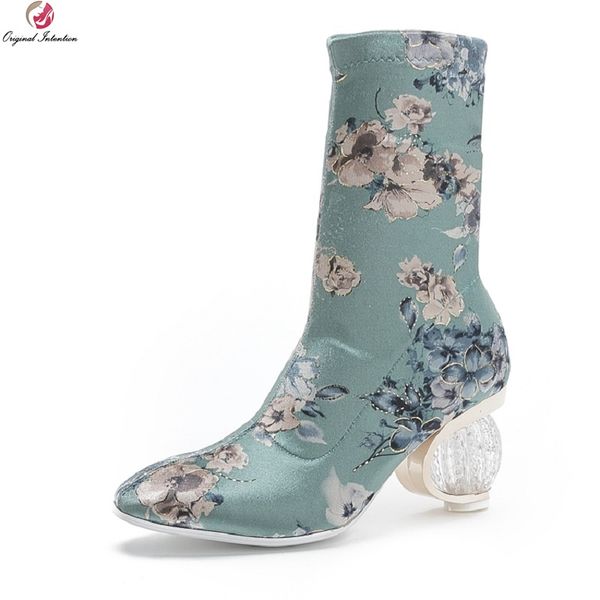 original intention fahion embroidered blue ankle boots woman crystal high heels square toe elegant short boots female shoes, Black
original intention fahion embroidered blue ankle boots woman crystal high heels square toe elegant short boots female shoes, Black