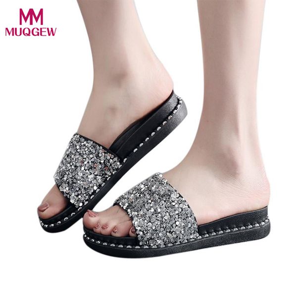 women flip flops shoes summer slippers sequined platform flip flops sandals glitter slippers sandals female slip-on slipper, Black
women flip flops shoes summer slippers sequined platform flip flops sandals glitter slippers sandals female slip-on slipper, Black