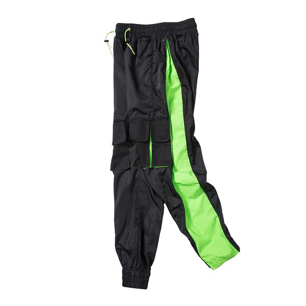 men reflective cargo pants streetwear adjustable zipper joggers pants european american hip-hop side pockets loose trousers male, Black
men reflective cargo pants streetwear adjustable zipper joggers pants european american hip-hop side pockets loose trousers male, Black