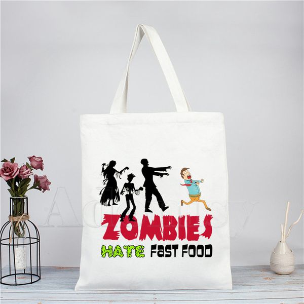 zombies hate fast canvas simple cartoon print shopping bags girls fashion life casual pacakge hand bag
zombies hate fast canvas simple cartoon print shopping bags girls fashion life casual pacakge hand bag
