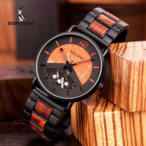 relogio masculino bobo bird new men watch stylish wooden timepieces chronograph quartz watches men's great gifts, Slivery;brown
relogio masculino bobo bird new men watch stylish wooden timepieces chronograph quartz watches men's great gifts, Slivery;brown