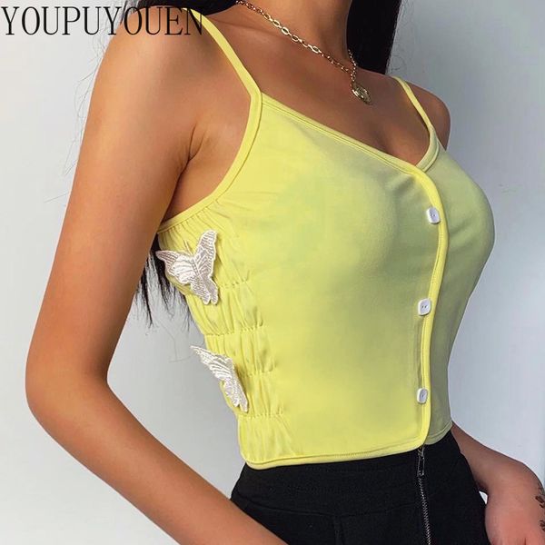 new butterfly button camisole summer 2020 yellow women cami crop woman sleeveless v neck basic spaghetti strap backless, White
new butterfly button camisole summer 2020 yellow women cami crop woman sleeveless v neck basic spaghetti strap backless, White