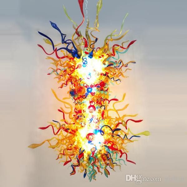 colorful large size chandeliers pendant lamps blown glass art lighting for stair villa decor
colorful large size chandeliers pendant lamps blown glass art lighting for stair villa decor