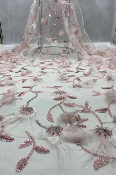 2020 3d applique tulle lace african french fabric with full bead embroidery cord lace yyz873 for royal party dress, Pink;blue
2020 3d applique tulle lace african french fabric with full bead embroidery cord lace yyz873 for royal party dress, Pink;blue