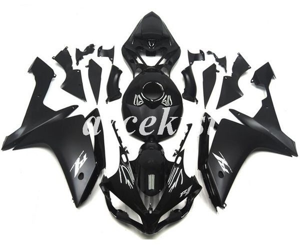 injection mold new abs motorcycle full fairings kit fit for yamaha yzf-r1 2007 2008 07 08 add tank cover bodywork set black matte
injection mold new abs motorcycle full fairings kit fit for yamaha yzf-r1 2007 2008 07 08 add tank cover bodywork set black matte