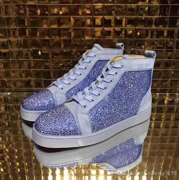 new arrival red sole casual shoes men's sneaker fashion spikes rhinestone red bottom party wedding sneaker designer shoes ing, Black
new arrival red sole casual shoes men's sneaker fashion spikes rhinestone red bottom party wedding sneaker designer shoes ing, Black