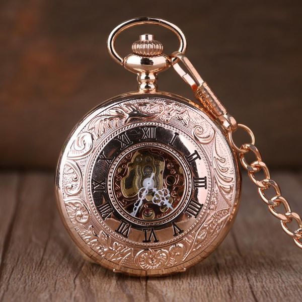 exquisite rose gold pattern steampunk mechanical pocket watch men's and women's hollow jewelry pocket watch, Slivery;golden
exquisite rose gold pattern steampunk mechanical pocket watch men's and women's hollow jewelry pocket watch, Slivery;golden