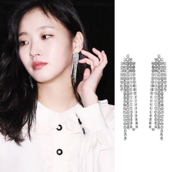 forever monarch of korean drama zheng en cai same earrings silver chain long tassel earrings 2020 new, Golden;silver
forever monarch of korean drama zheng en cai same earrings silver chain long tassel earrings 2020 new, Golden;silver