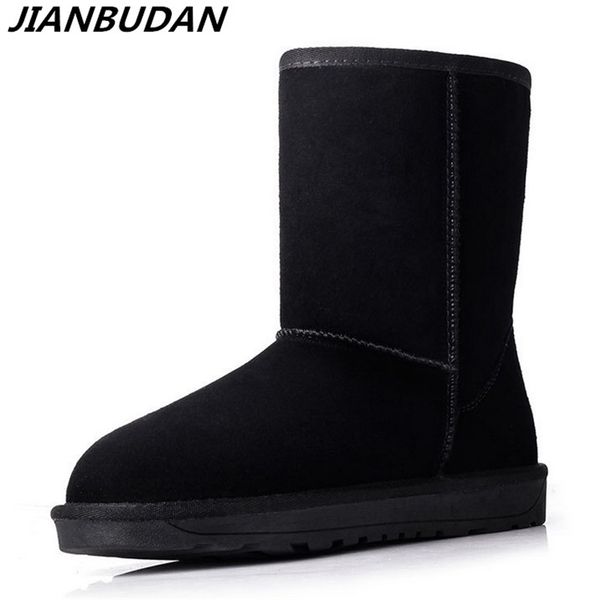 jianbudan/ cowhide leather keep warm snow boots female winter waterproof cotton boots women's plush snow shoes 2020 new products, Black
jianbudan/ cowhide leather keep warm snow boots female winter waterproof cotton boots women's plush snow shoes 2020 new products, Black