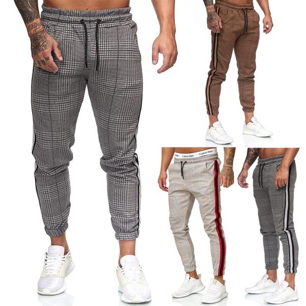 men jogger pants 2020 new mens houndstooth sweatpants leisure cotton mens casual sweatpants men's workout slim fit trousers, Black
men jogger pants 2020 new mens houndstooth sweatpants leisure cotton mens casual sweatpants men's workout slim fit trousers, Black
