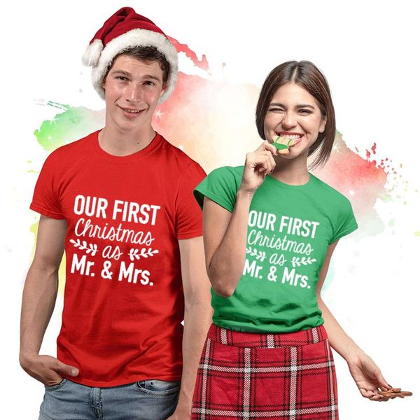 couples first christmas married matching couple christmas shirts our 1st as mr & mrs shirt funny shirts, White
couples first christmas married matching couple christmas shirts our 1st as mr & mrs shirt funny shirts, White