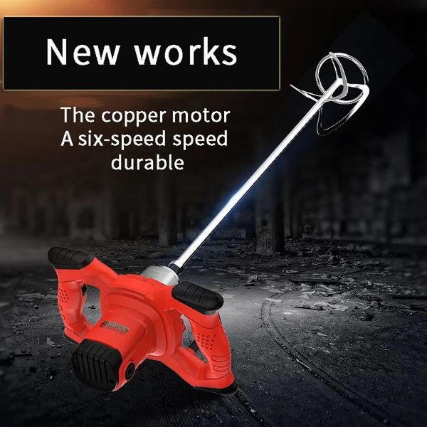 anjieshun multifunctional mixer electric speed control hand-held paint cement stucco mortar paint mixer putty
anjieshun multifunctional mixer electric speed control hand-held paint cement stucco mortar paint mixer putty