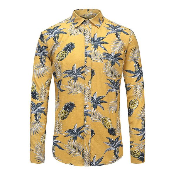 2019 pineapple mens shirts long sleeve hawaiian men casual shirt slim fit cotton print floral hawaiian male shirts 5xl, White;black
2019 pineapple mens shirts long sleeve hawaiian men casual shirt slim fit cotton print floral hawaiian male shirts 5xl, White;black