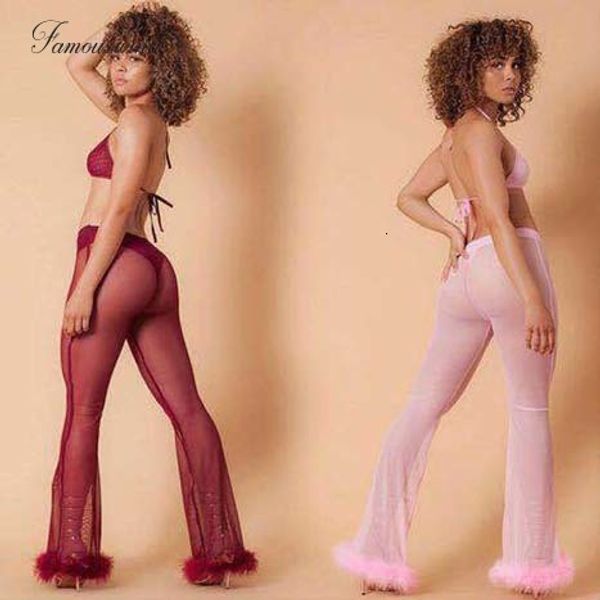 sexy 2019 брюки женщины sheer сетки wide leg flare см штаны через искусственный мех высокой талией полный клуба носить брюки, Black;white
sexy 2019 брюки женщины sheer сетки wide leg flare см штаны через искусственный мех высокой талией полный клуба носить брюки, Black;white
