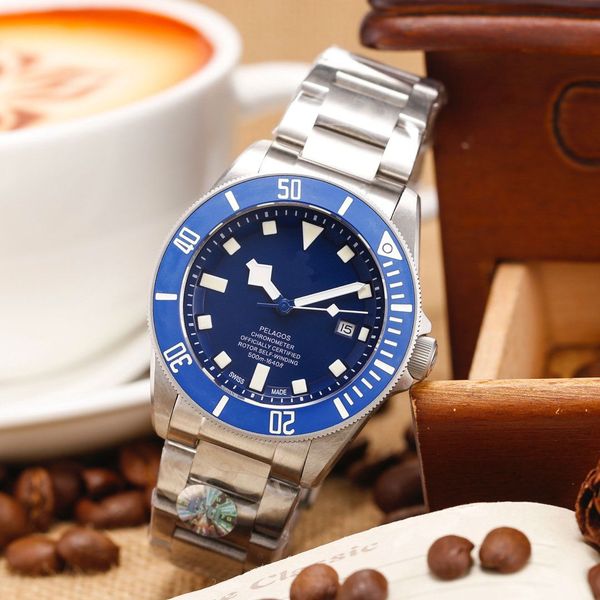 men watches 316l stainless steel 41mm*12mm automatic movement wristwatches waterproof casual 904l stainless steel watches, Slivery;brown
men watches 316l stainless steel 41mm*12mm automatic movement wristwatches waterproof casual 904l stainless steel watches, Slivery;brown