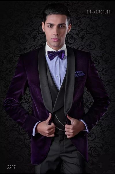purple velvet groom tuxedos autumn winter style groomsmen men wedding dress man jacket blazer 3 piece suit(jacket+pants+vest+tie) 1103, Black;gray
purple velvet groom tuxedos autumn winter style groomsmen men wedding dress man jacket blazer 3 piece suit(jacket+pants+vest+tie) 1103, Black;gray
